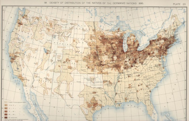 Mapping 1890 German Ancestry | Sassy Jane Genealogy