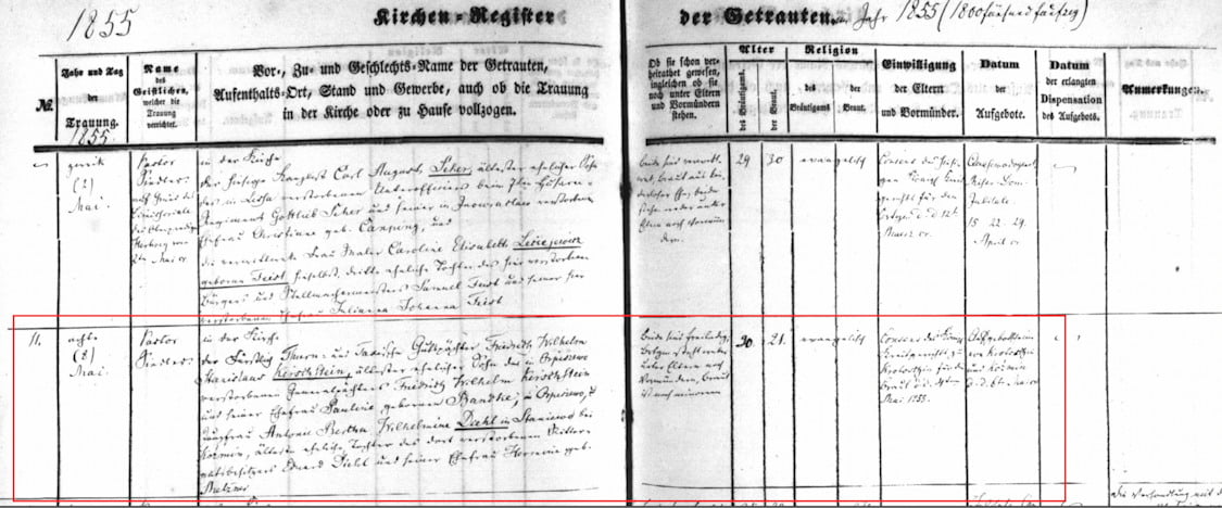 Finding Missing German Marriage Records Sassy Jane Genealogy